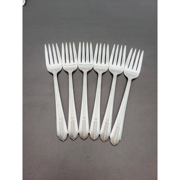 Wm. Rogers 1939 ALLURE Wheat Silver Plate Flatware 50 Pcs Set Vtg - Picture 13 of 16